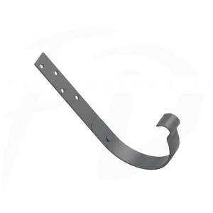 Hak nakrokwiowy stalowy 150 x 240 mm firmy KROP kolor grafit